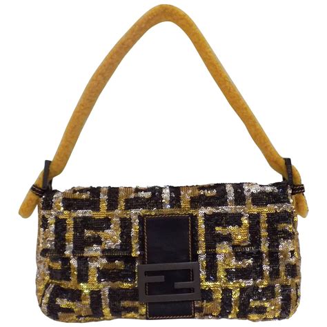 fendi sequin purse|fendi monogram baguette bag.